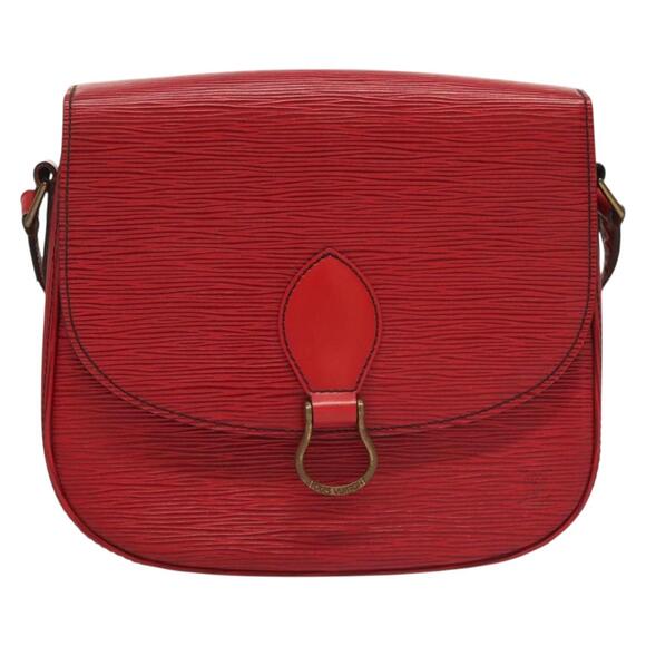 LOUIS VUITTON Epi Saint Cloud GM Shoulder Bag Red M52197 - Picture 13 of 16